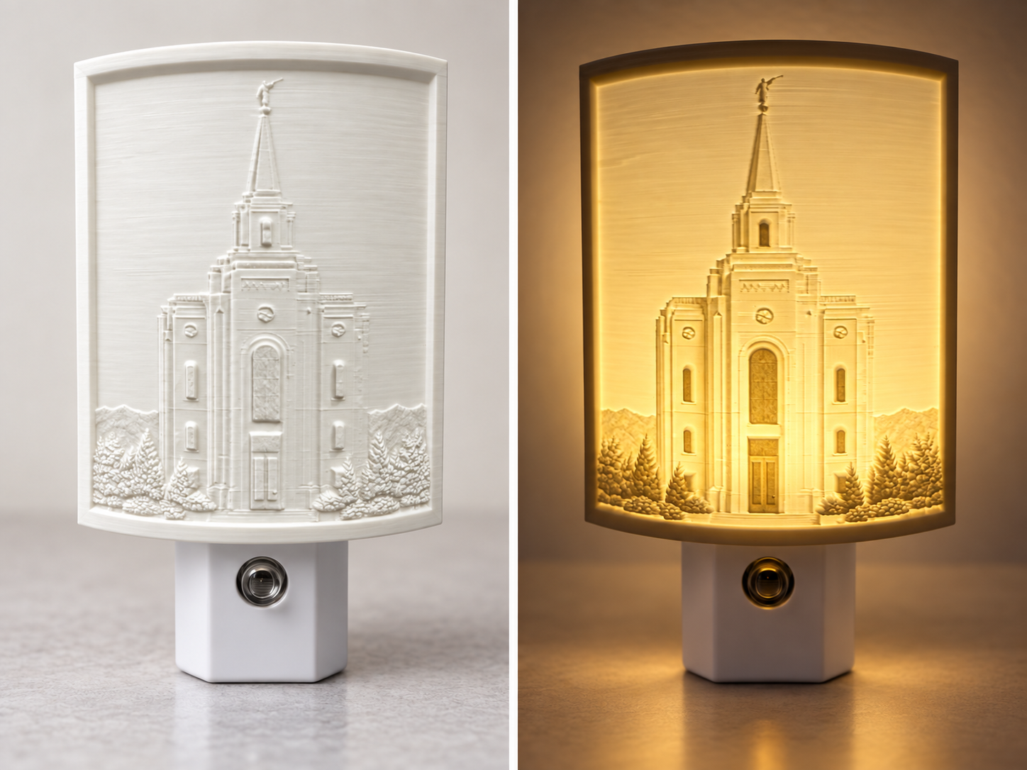 Brigham City Temple Night Light