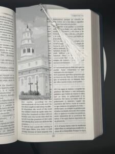 Nauvoo Temple Bookmark Corner View