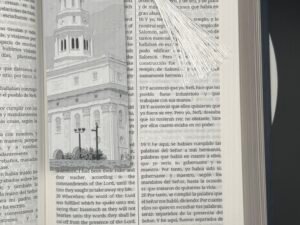 Nauvoo Temple Bookmark Corner View